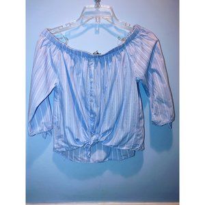 WOMENS IRIS OFF THE SHOULDER‎ TOP SMALL